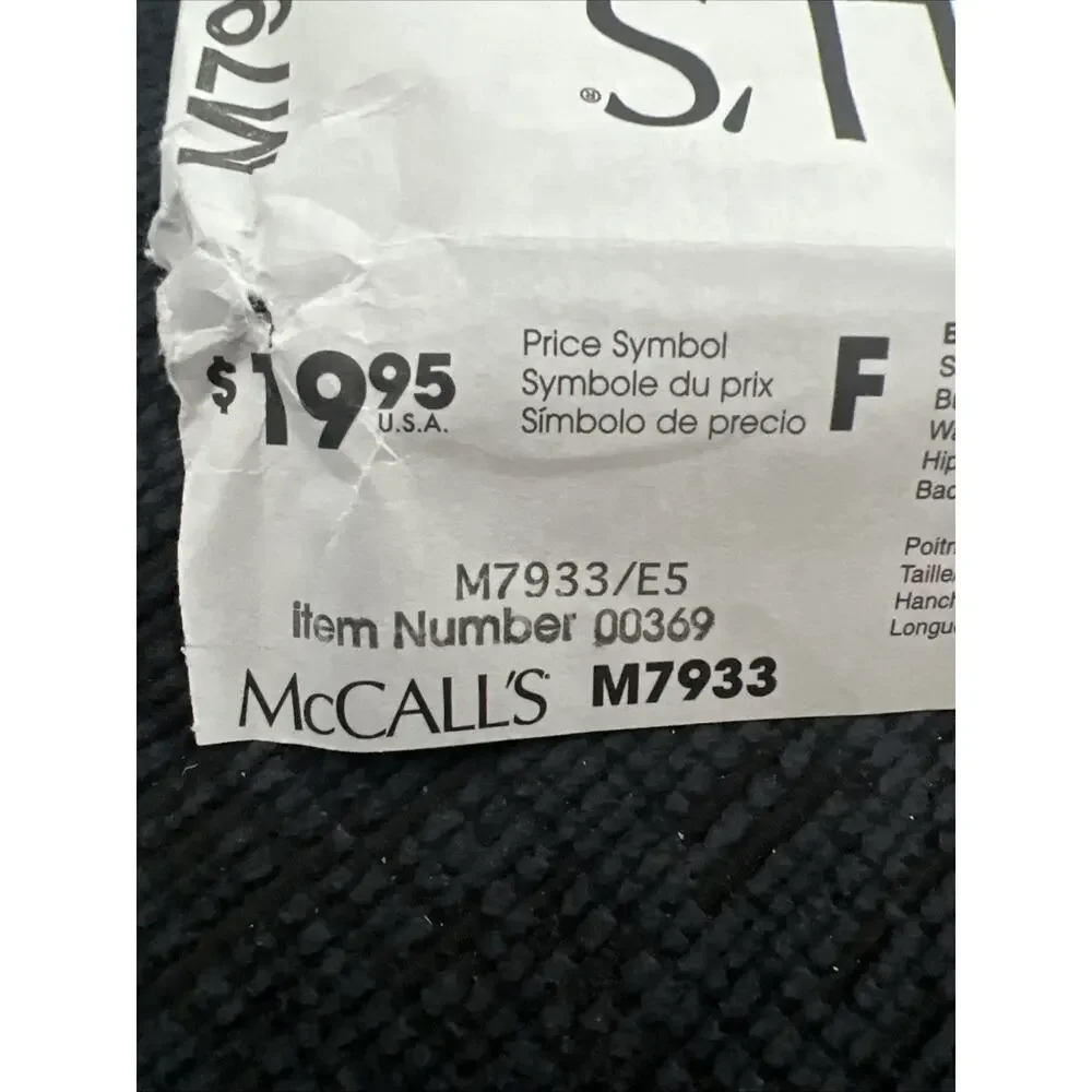 McCall's M7933 Misses Knit Skirts High Low Ruching Ruffles E5 14 16 18 20 22 New
